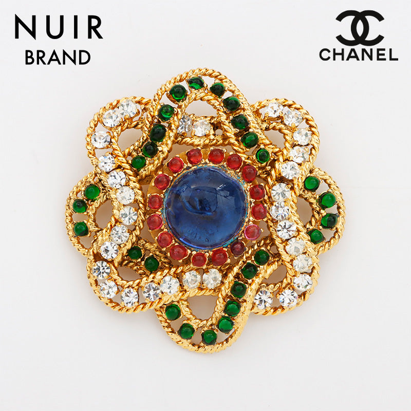 シャネル CHANEL 2 6 1991s グリポア ブローチ ゴールド WS11752