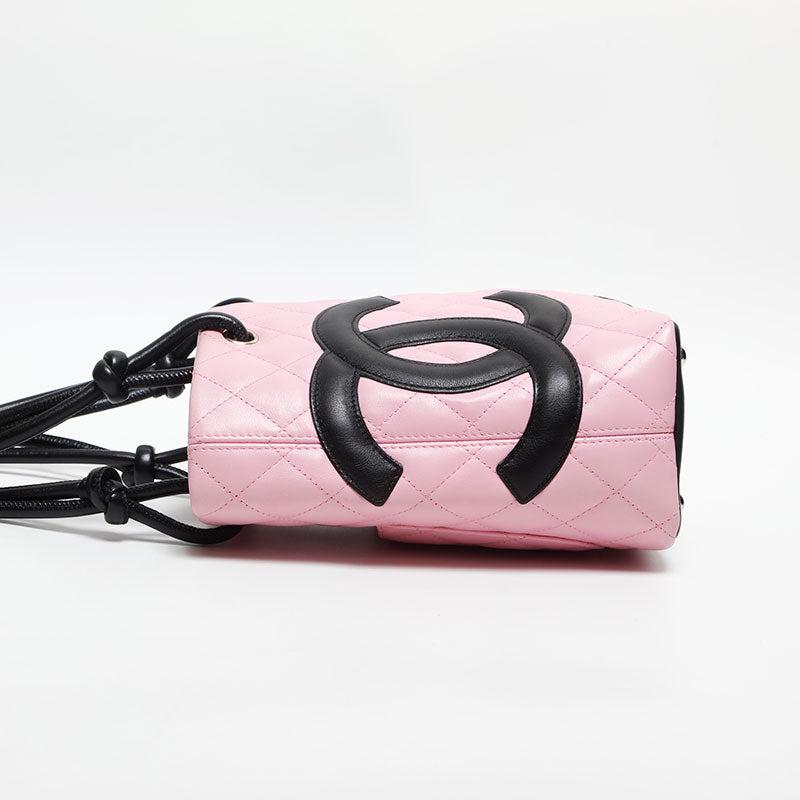 CHANEL Cambon Line Lambskin COCO Mark 9th Series 2004-2005 Handbag