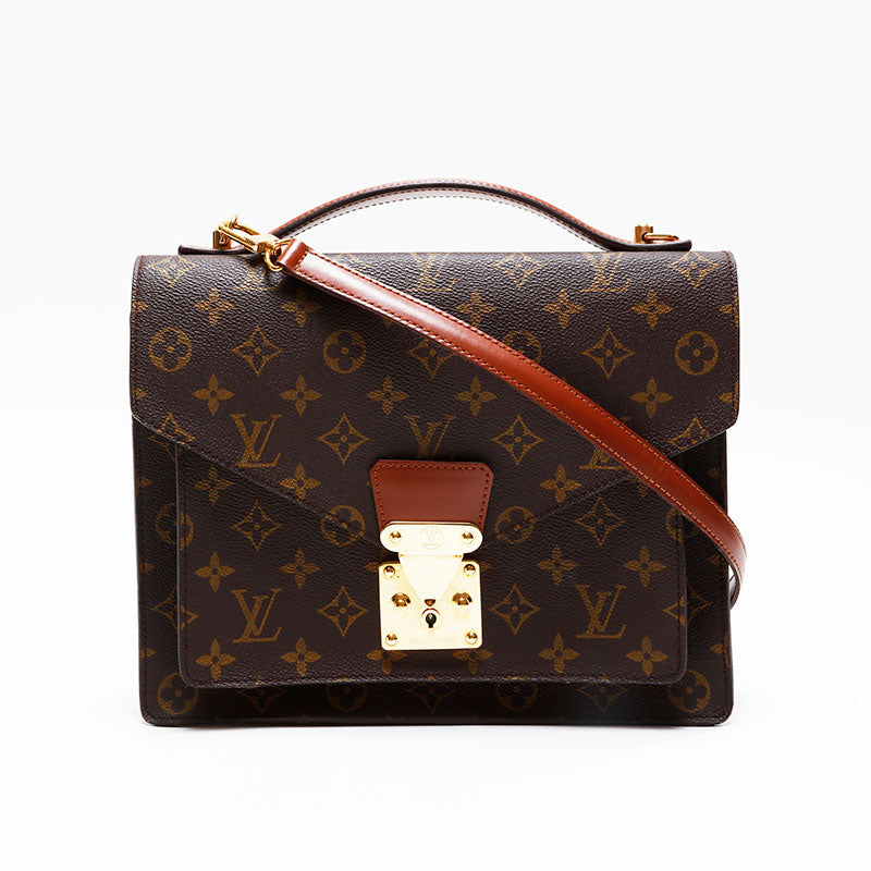 ルイ・ヴィトン LOUIS VUITTON モノグラム モンソー28 ショルダー