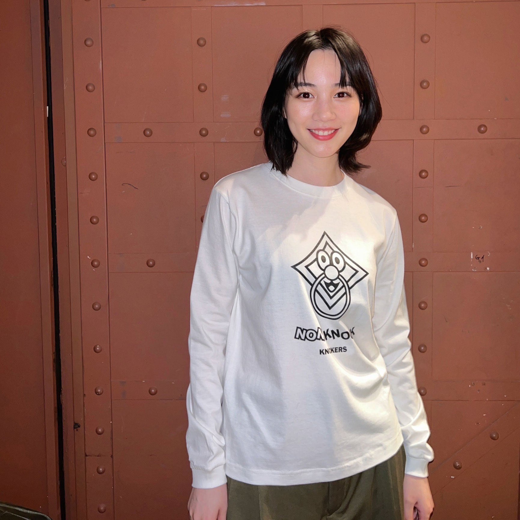 のんFC限定】コンコンくんロンT（White） – NON GOODS SHOP