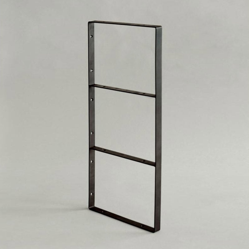 クリスティー アイアンウォールシェルフ2set ウォールラックセット 2段