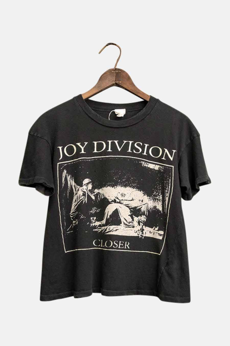 Joy Division Closer Crop Tee Coal Pigment – blueandcream