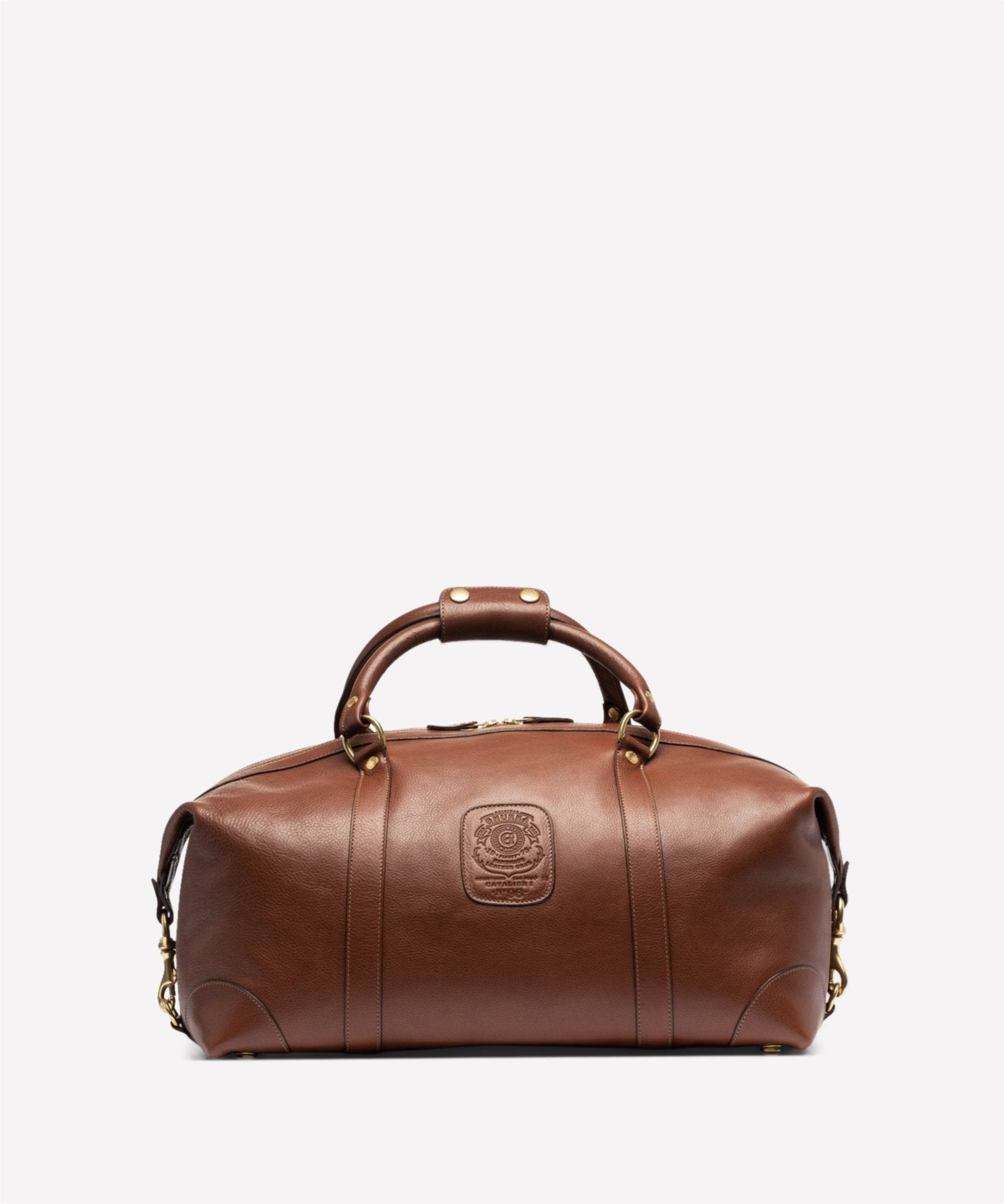 Cavalier I No. 96 | Vintage Chestnut Leather Duffle Bag | Ghurka Icon