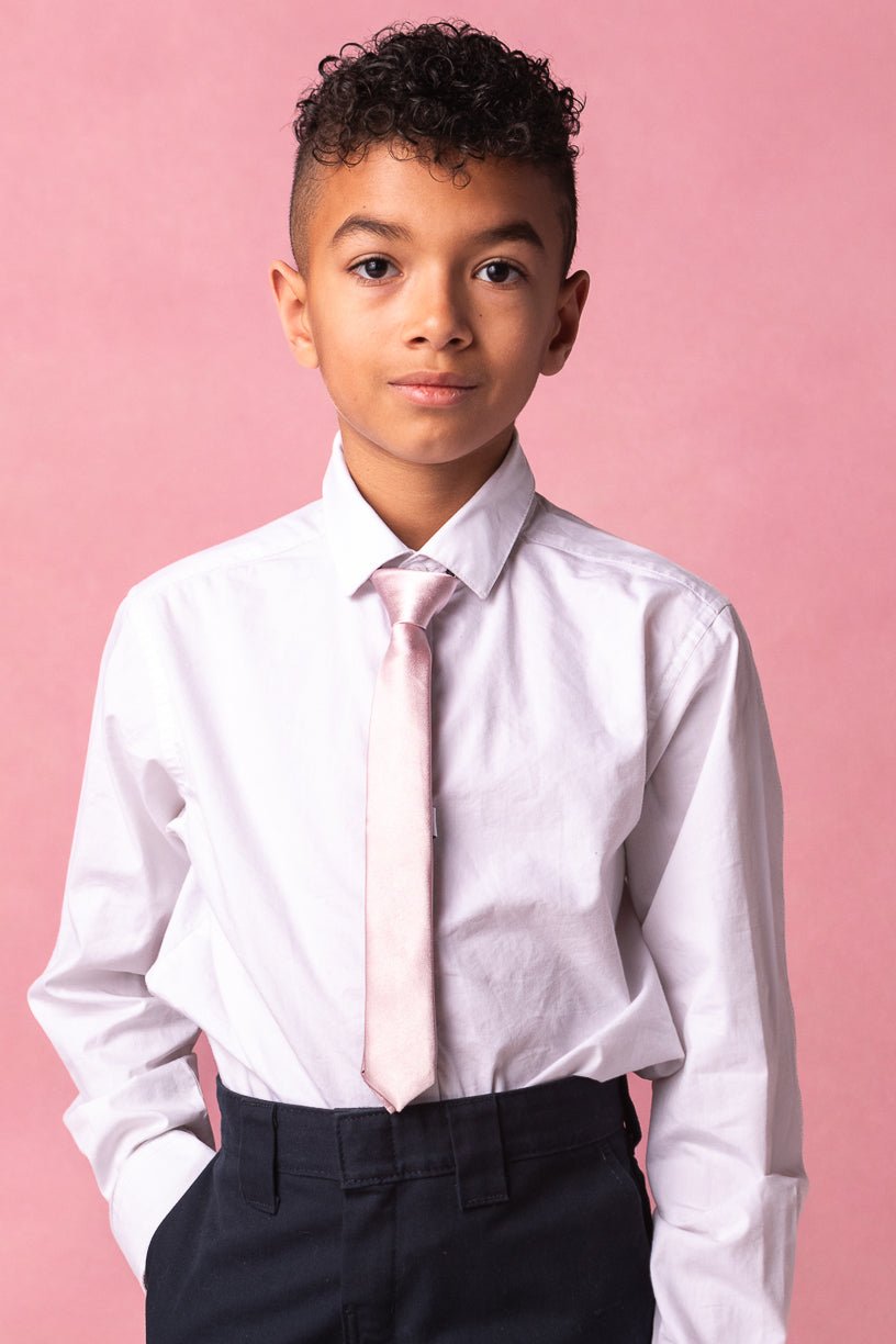 Boys Max Tie in Blush – Ivy City Co