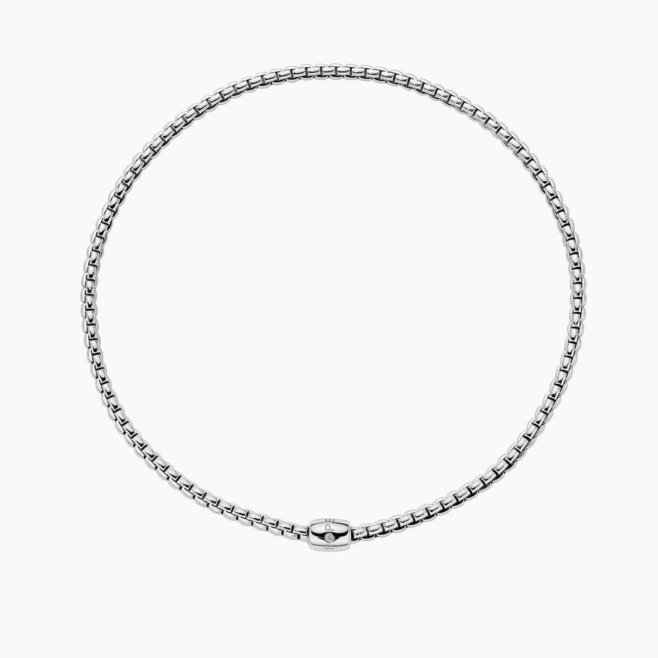 Fope EKA Flex'it 18K White Gold Diamond Necklace