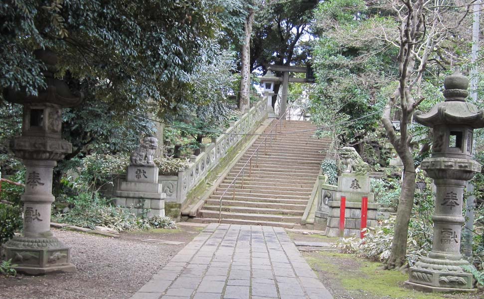 1）西行稲荷社→四合稲荷神社