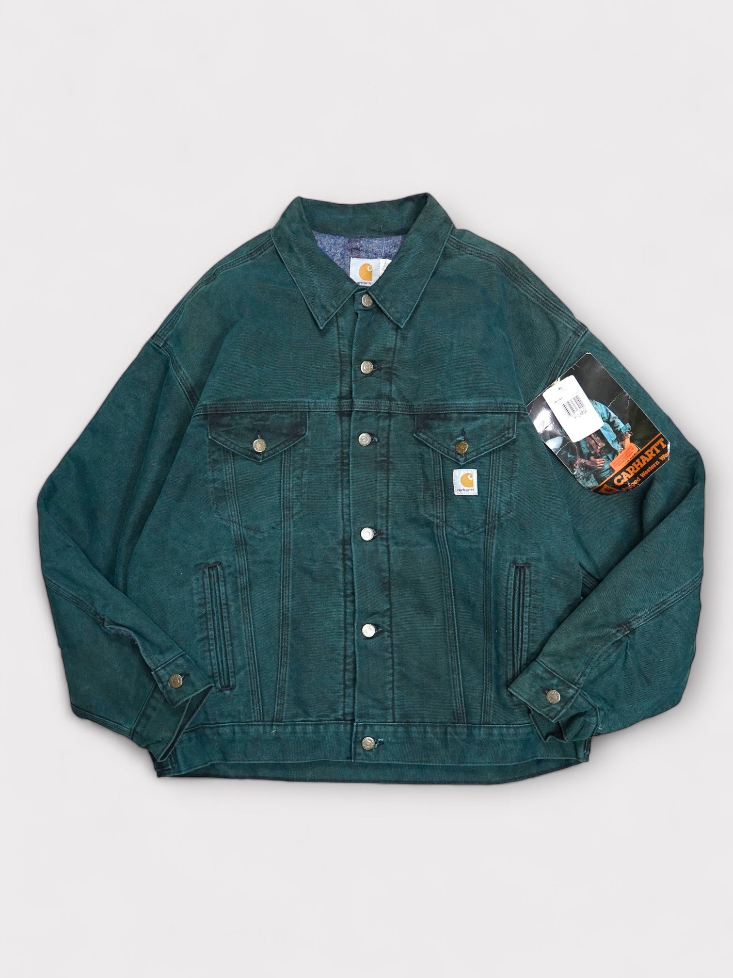 Deadstock 90's Carhartt Washed Tracker Jacket JB143 