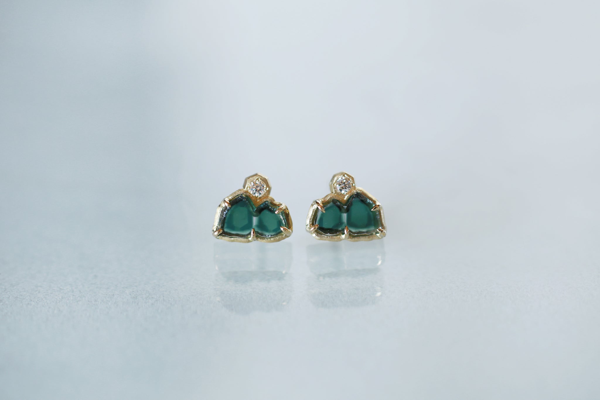 10月誕生石] バイカラートルマリンピアス– Ryui