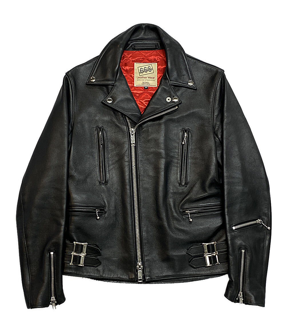 トリプルシックス ライダースジャケット 内側キルティング メンズ SIZE