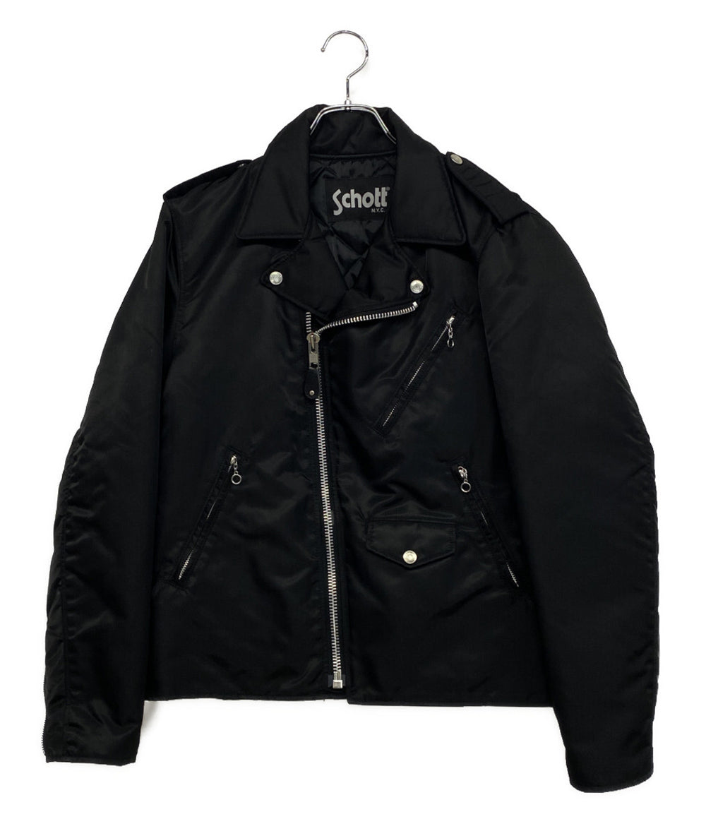 SCHOTT ライダースジャケット 中綿入り 3162018 BLK メンズ SIZE L