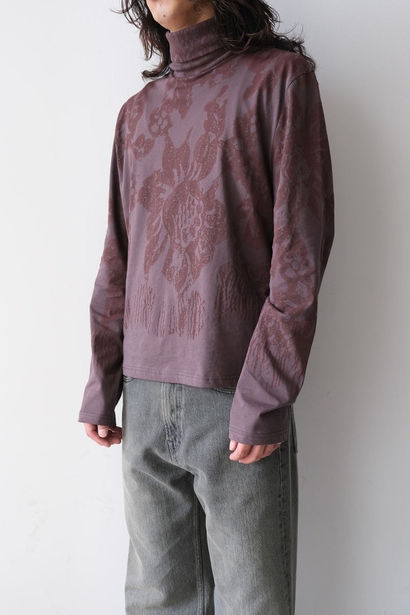 OUR LEGACY | TUTOR ROLLNECK / TASTY RAISIN LACE STENCIL レース
