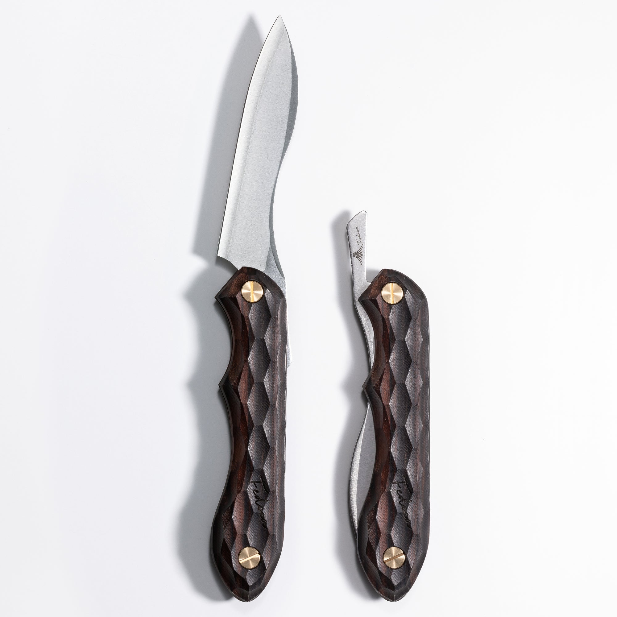 天然木】折畳式料理ナイフ 名栗黒檀 13,200円【000956】