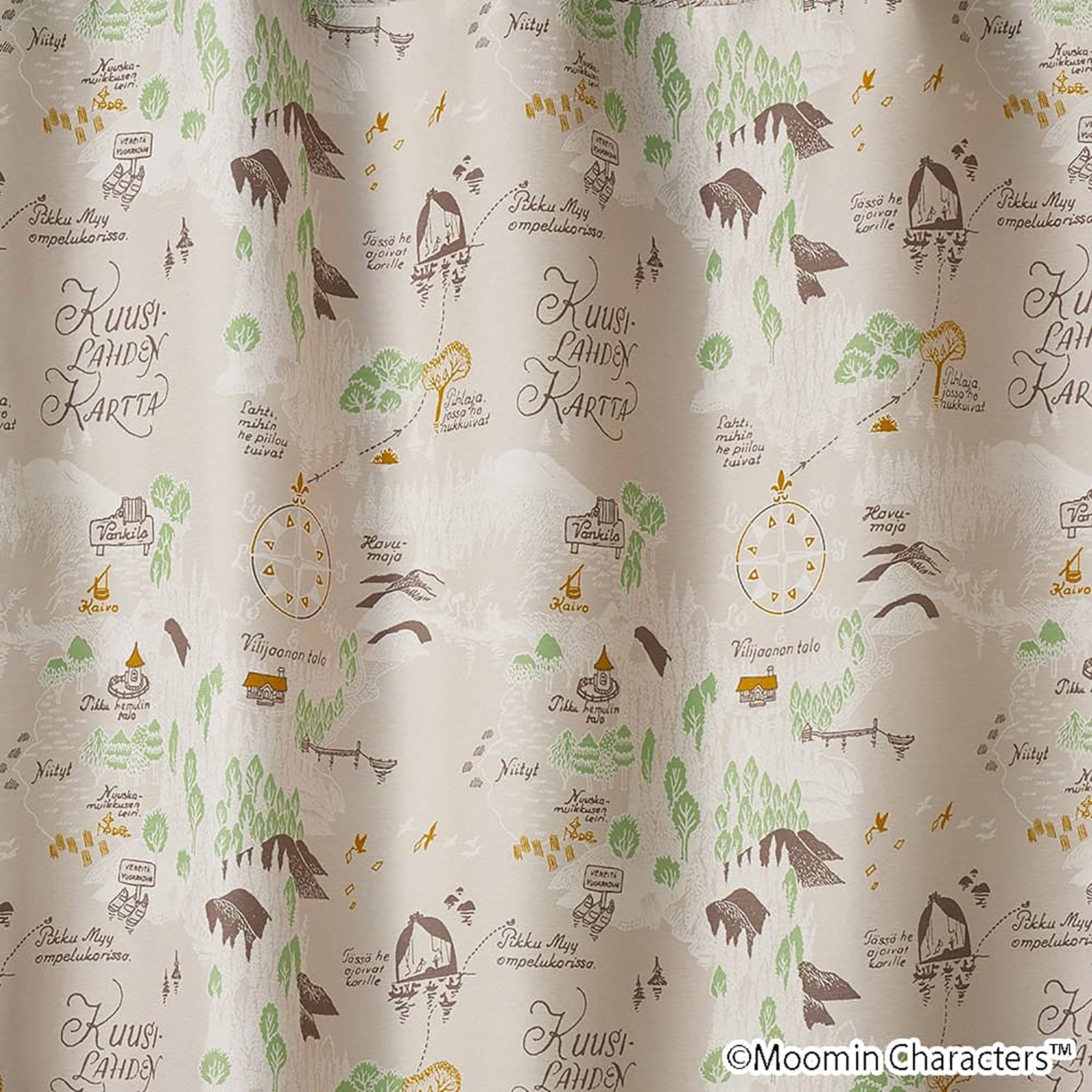A-1020 (ムーミン谷の地図/ムーミンダニノチズ)｜株式会社スミノエ