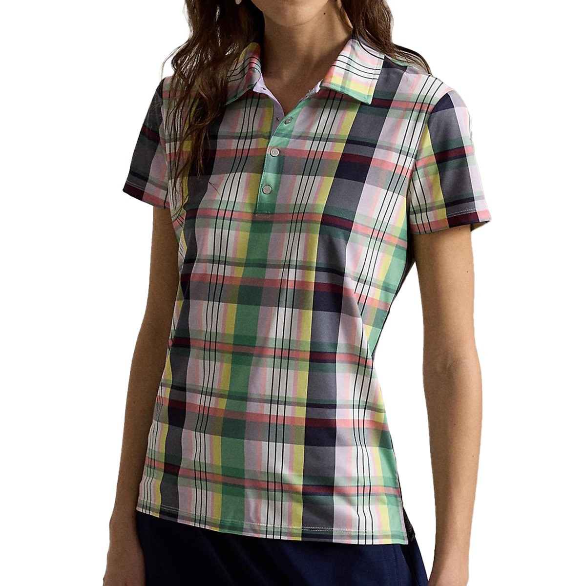 RLX チェックプリント テーラード フィット ストレッチ ジャージー