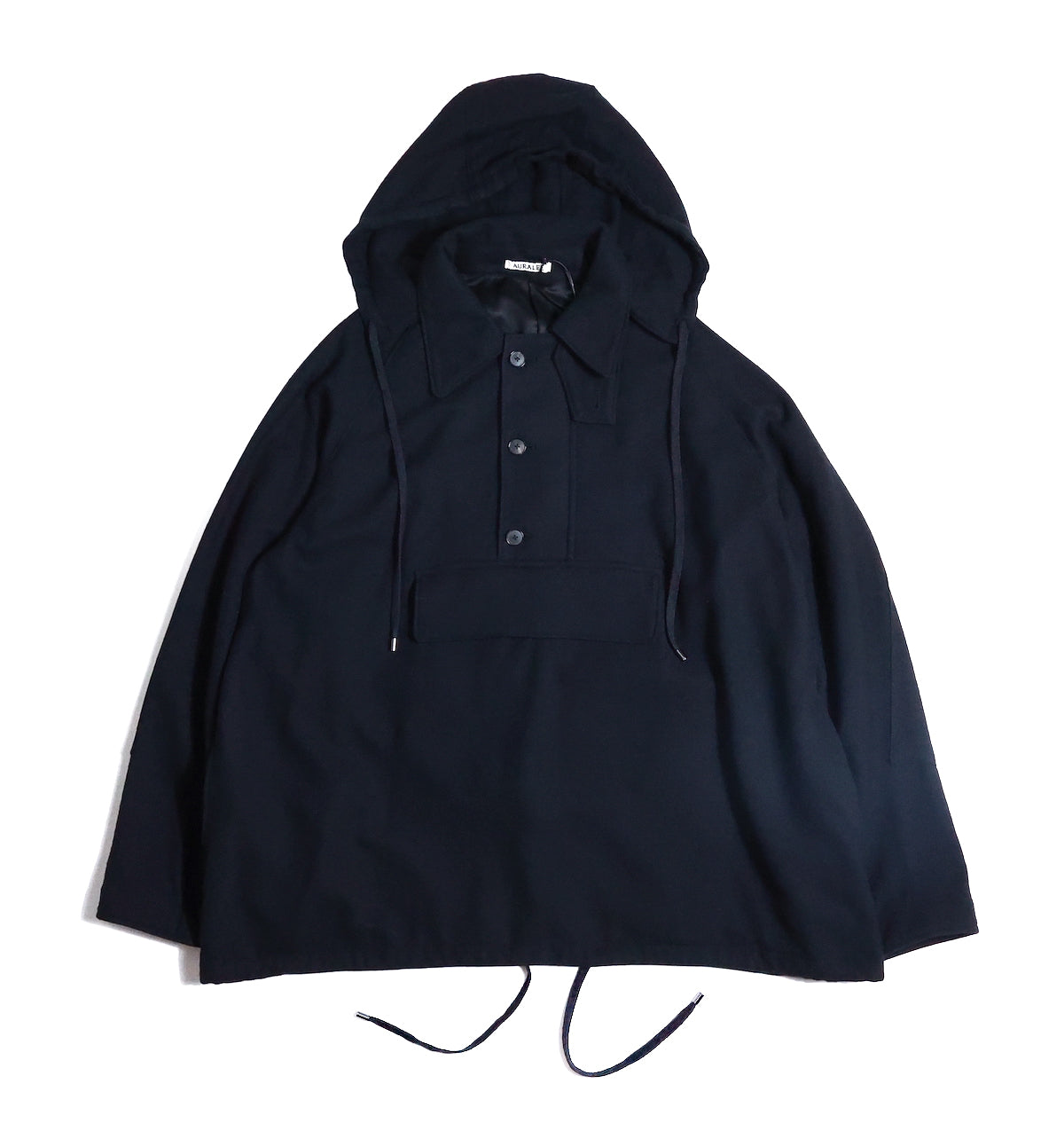 AURALEE 「AIRY WOOL VIYELLA P/O ANORAK - DARK NAVY」 – SISTER