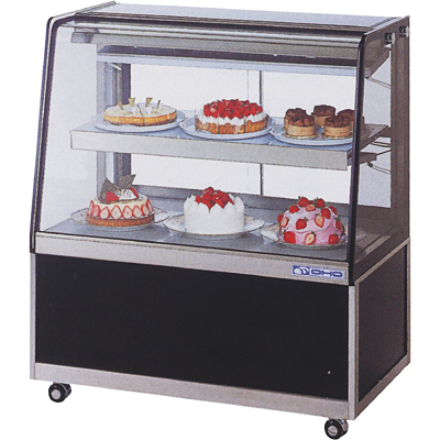 業務用】 大穂製作所 冷蔵ケーキショーケース 後引戸 単相100V OHGU