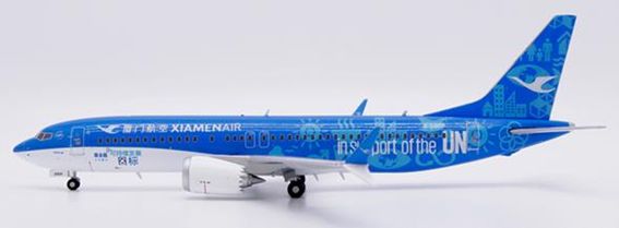 JC Wings 【予約商品】737MAX8 厦門航空 「in support of the UN」 B