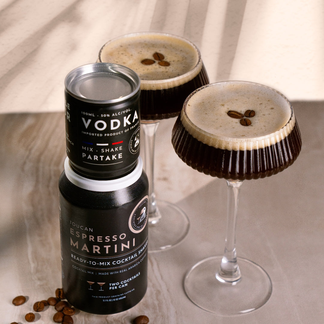 Toucan Espresso Martini – 6 Cans, 12 Cocktails – Ready-to-Drink