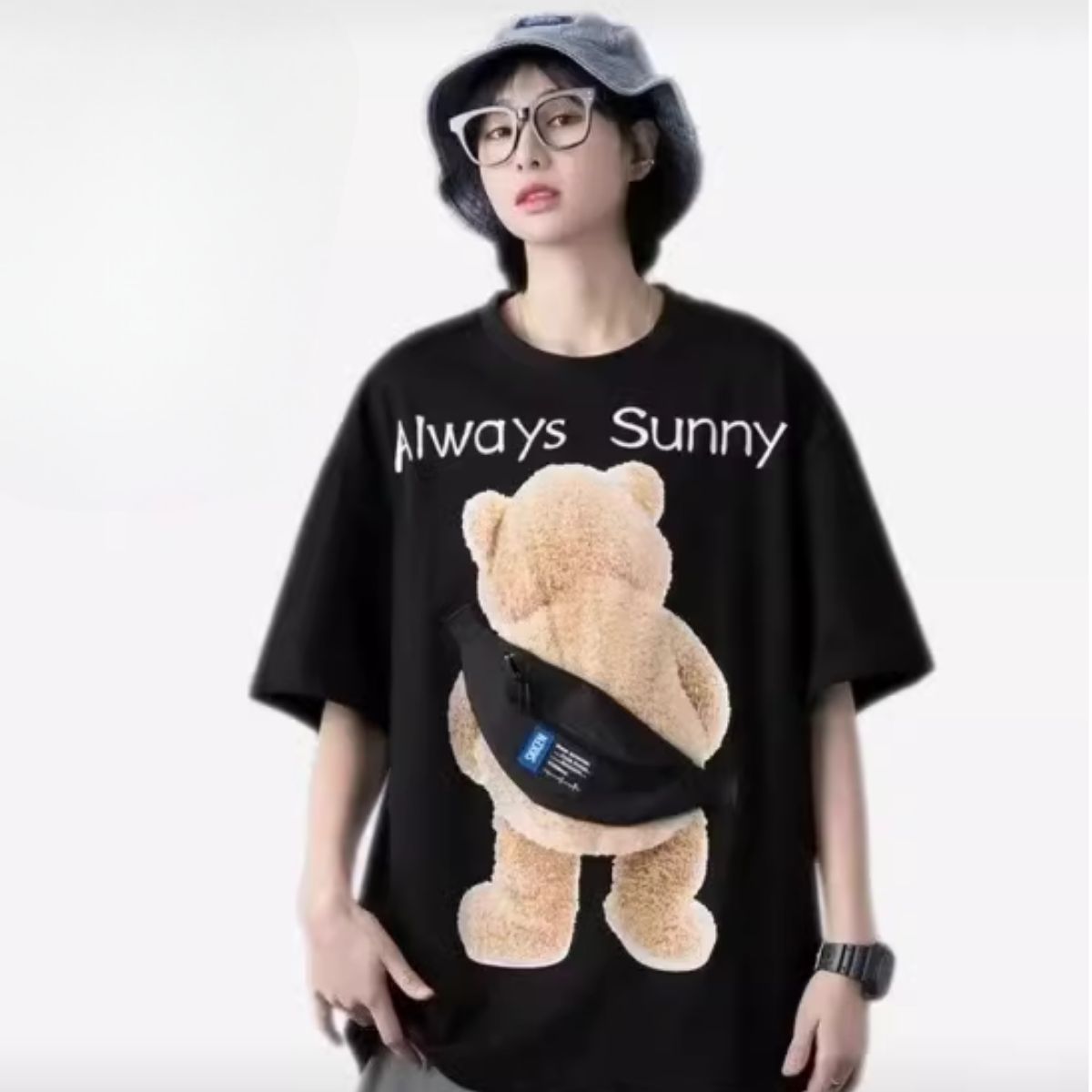 T-Shirts/くま転写プリントTシャツ ST/No.27887 – Belle Ćie