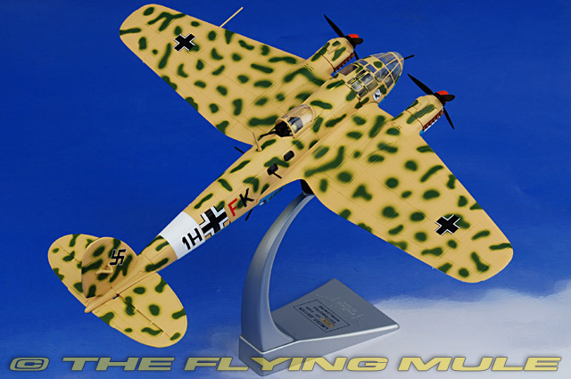 Corgi AA33704 - He 111 Diecast Model, Luftwaffe II./KG 26, Ottana