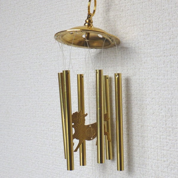 風水六管風鈴(麒麟)(ウィンドベル)(ウィンドチャイム)【2月特価商品