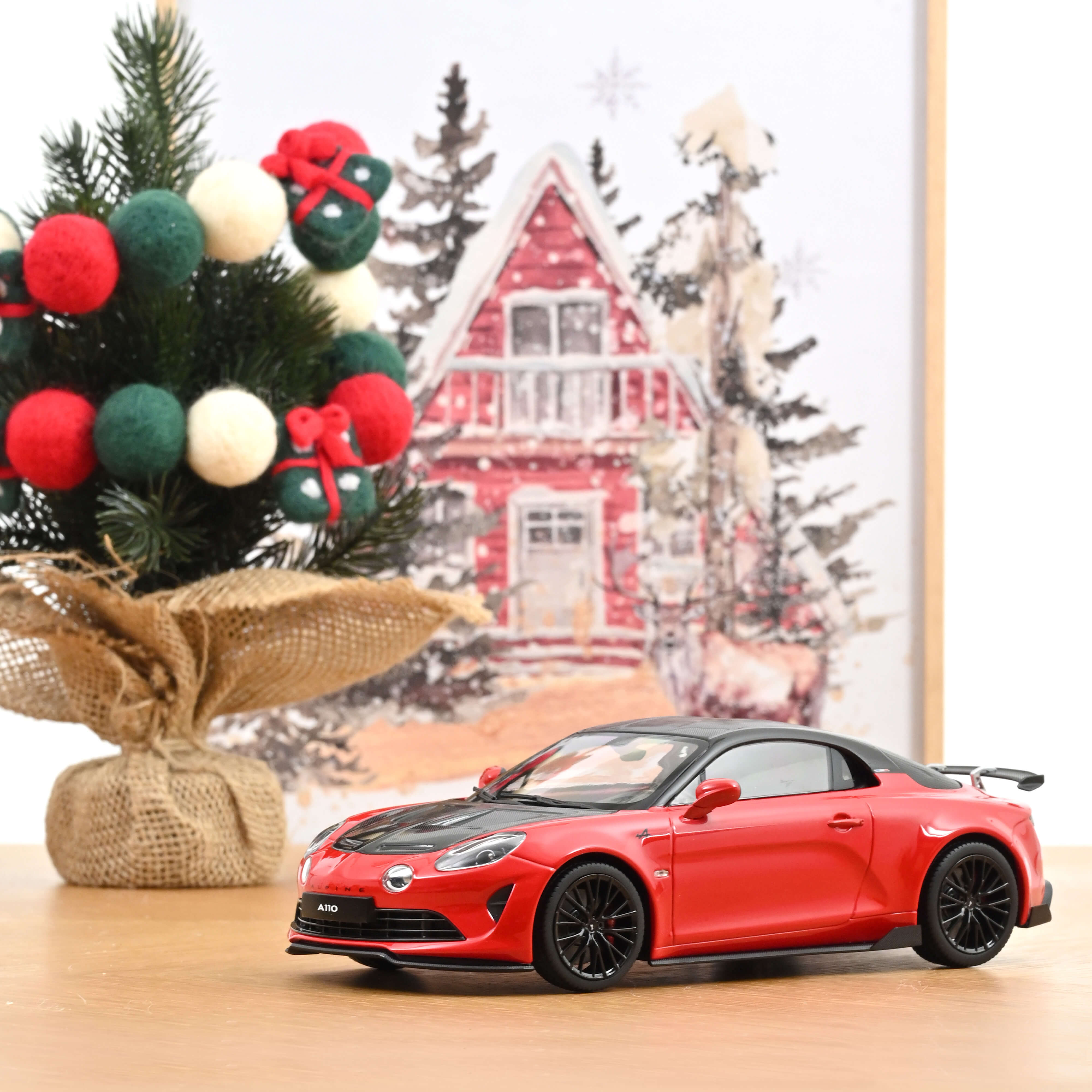 Alpine A110 R Turini 2025 Seismic Red 1:18 – Norev