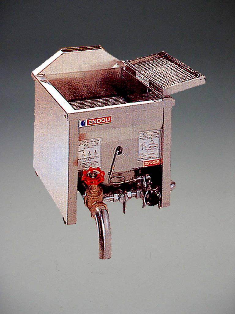 ガスフライヤー 8L エンドウ TPF-M：鉄板焼き器・たこ焼き器などを扱う