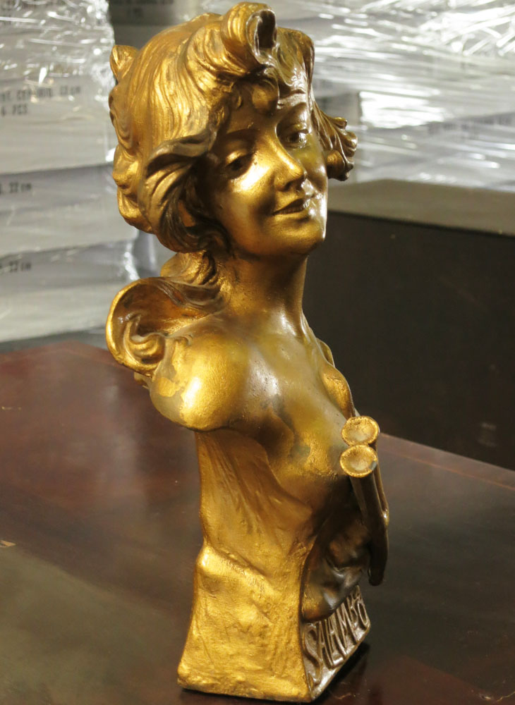 フランスアンティーク アールヌーヴォー女性像 SALAMBO [483-HMW879