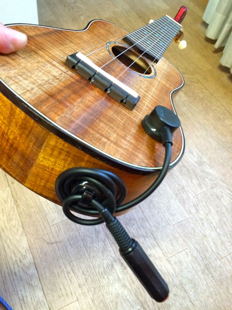 アコースティック楽器用ピックアップマイクMSP（マグネット