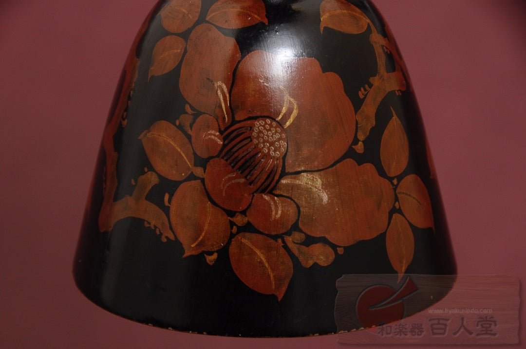 小鼓胴 牡丹蒔絵