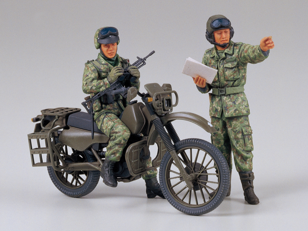 1/35 陸上自衛隊 オートバイ偵察セット: スケールモデル｜TAMIYA SHOP