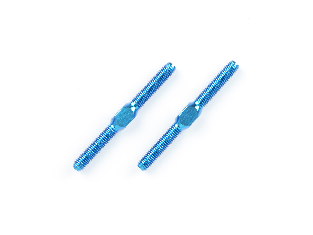 3×32mm ブルーチタンターンバックルシャフト(2本): RCモデル｜TAMIYA