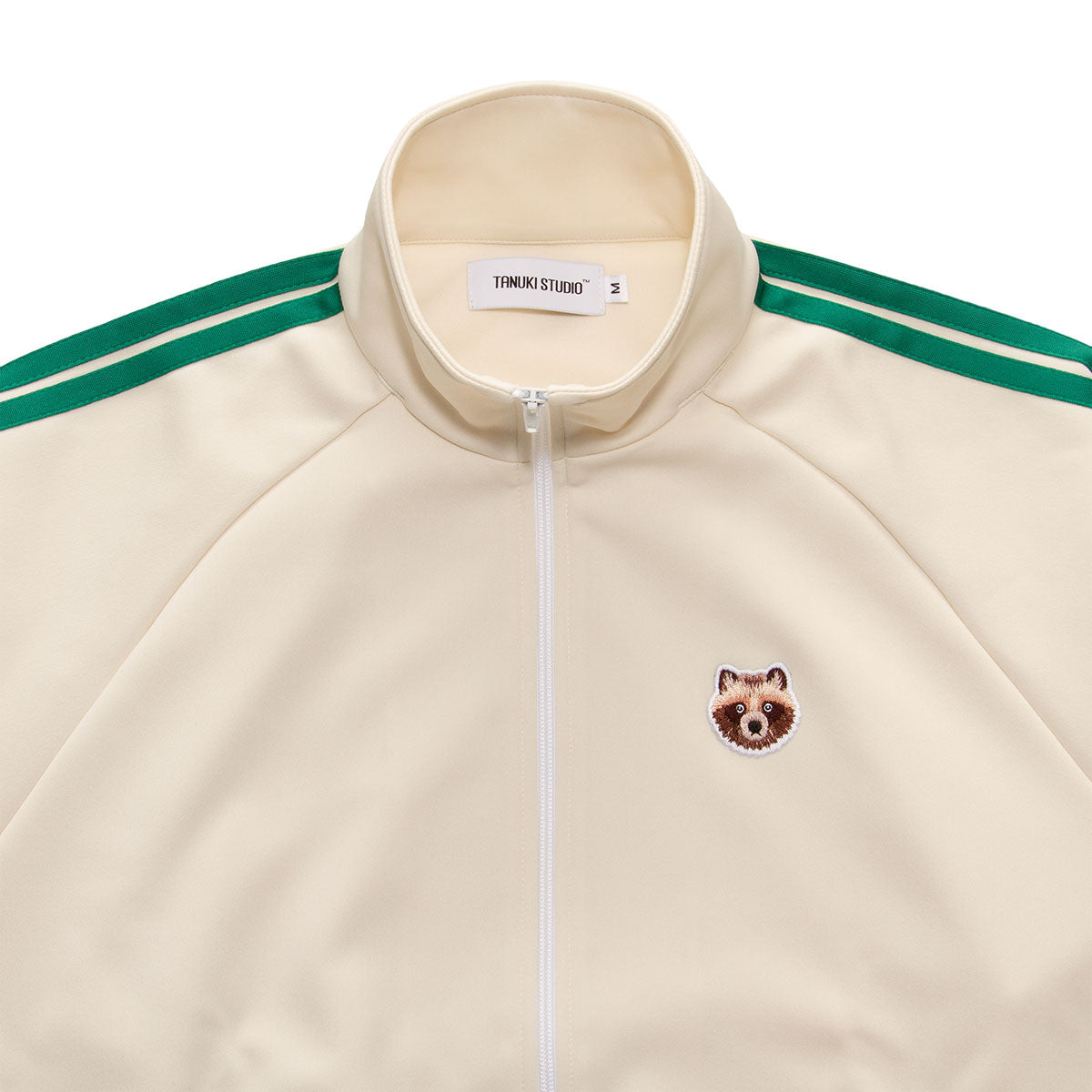 2 Line Track Jacket - Ivory – TANUKI STUDIO