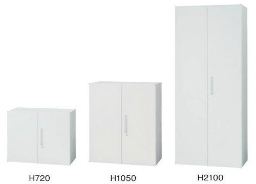 イナバの壁面収納ユニット書庫 TFシリーズ オープン・両開き・ダイヤル錠