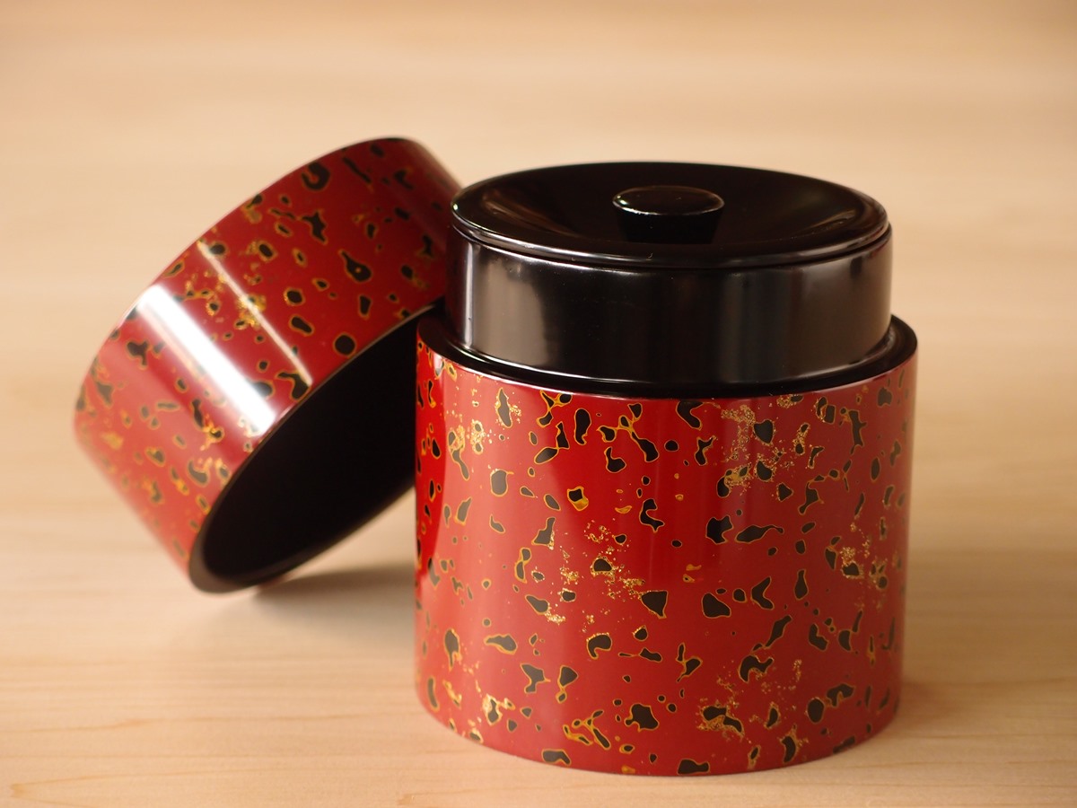 TCD-1002] 木製茶筒 | 津軽塗たなか