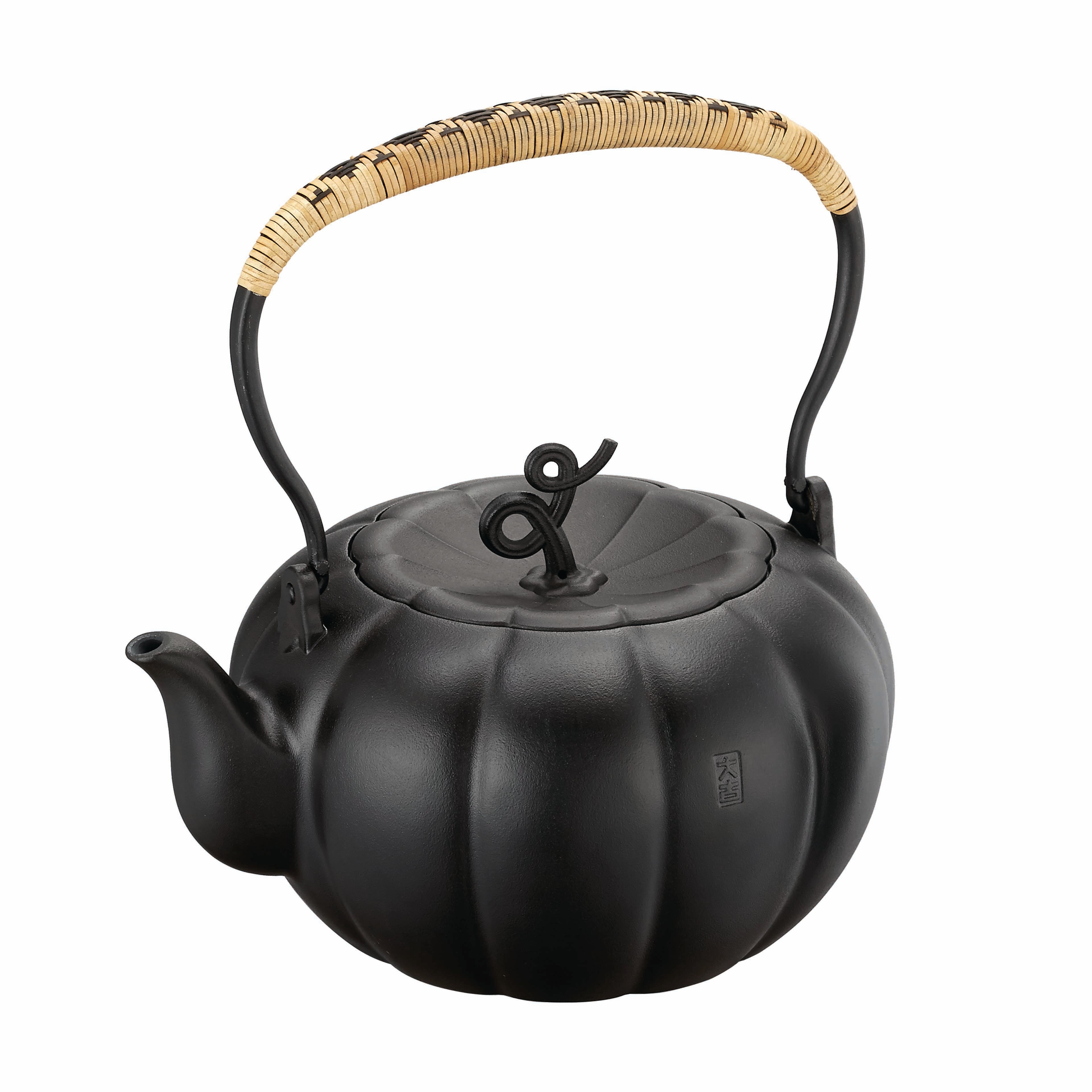 taku きんぎょく満堂 鉄瓶 1.2L かぼちゃ型 ケトル ポット 茶器 IH対応