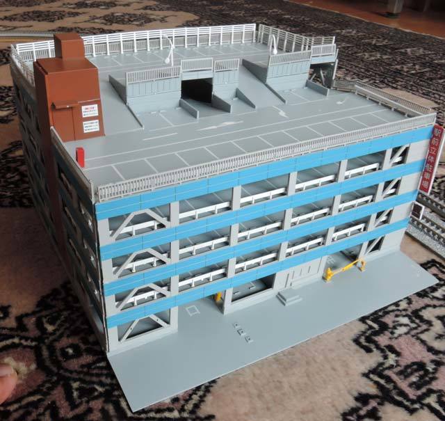 Nゲージ 立体駐車場B（完成品）模型 ストラクチャー Nゲージ 立体駐
