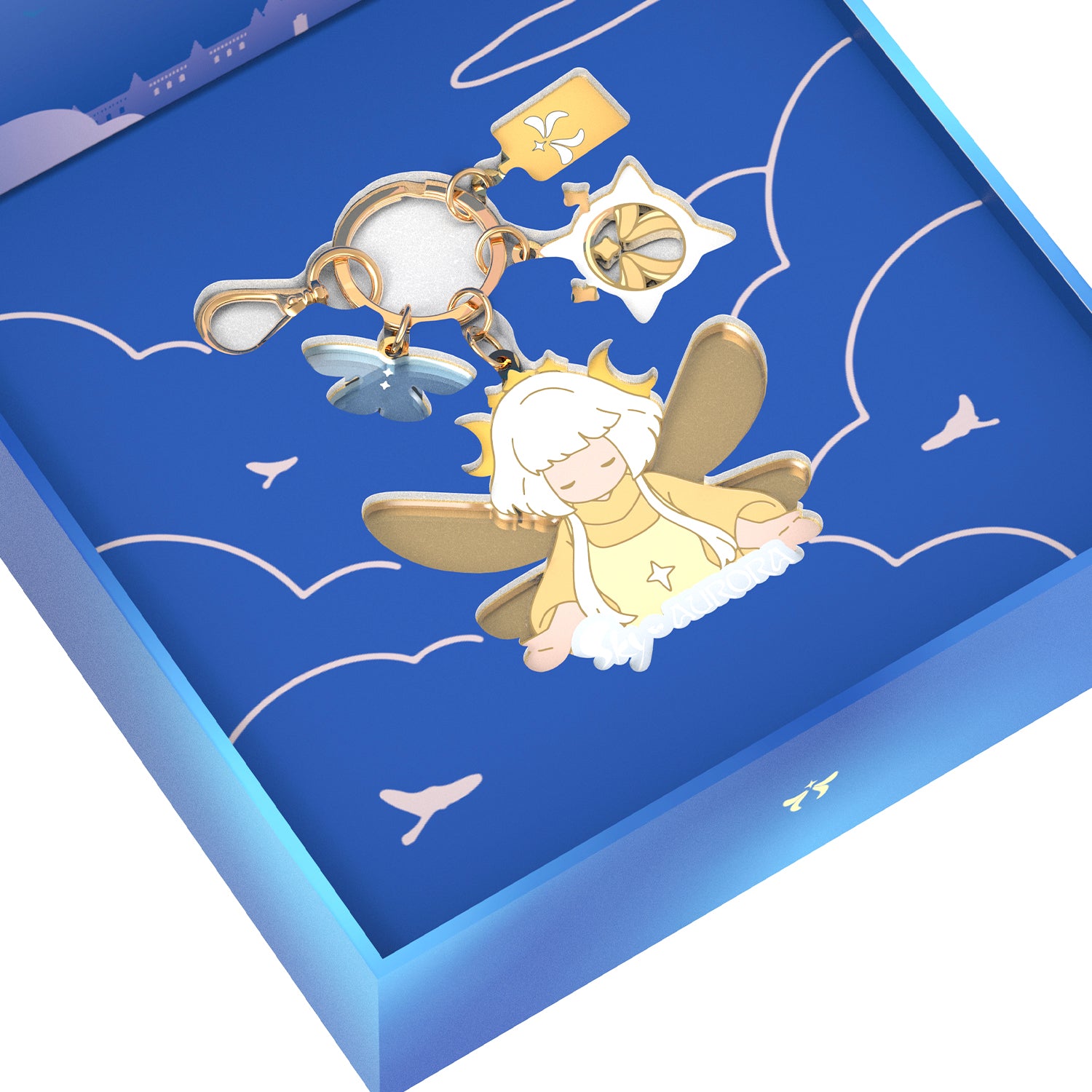 Sky x AURORA Keychain – thatskyshop