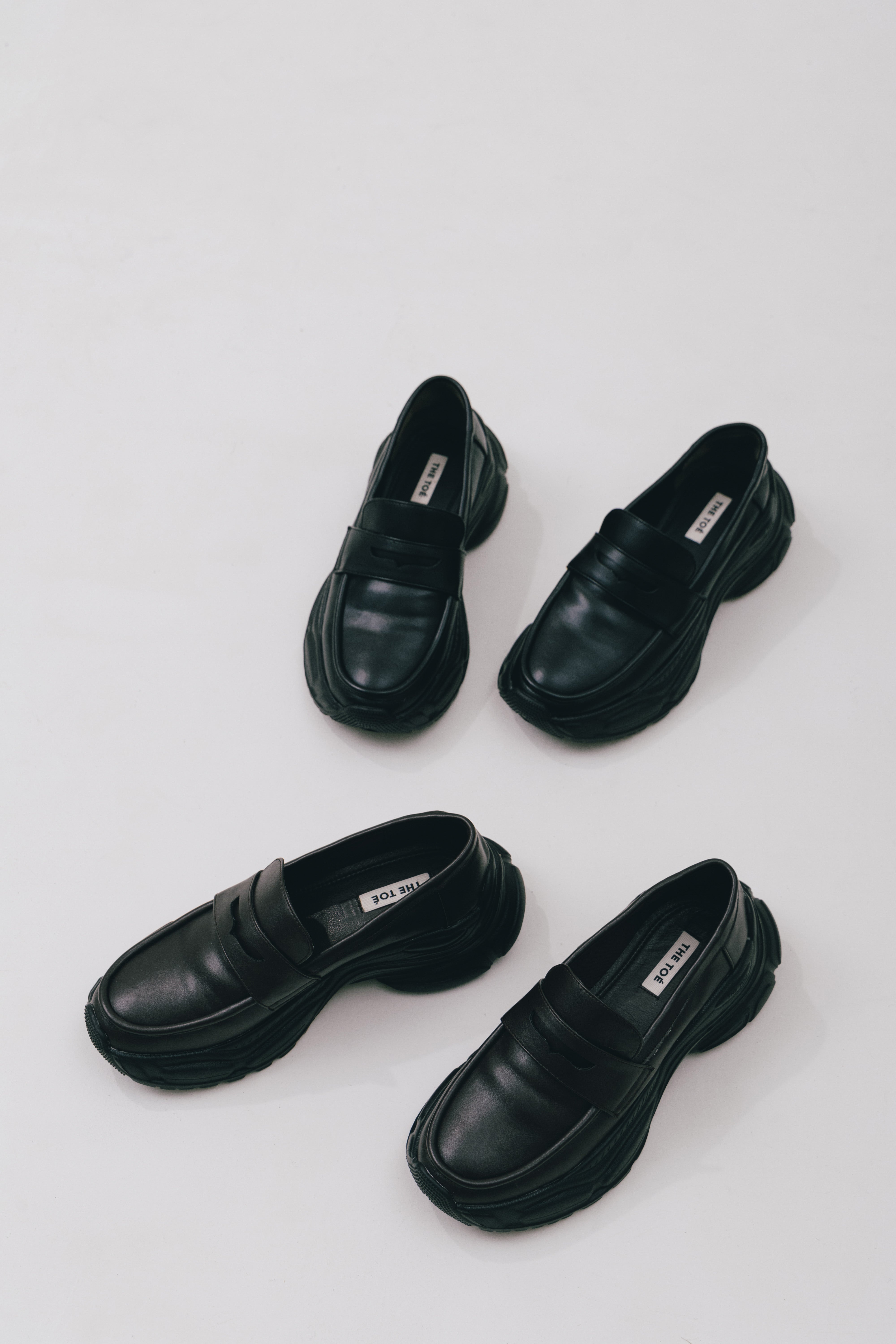 THE TOE COVENT LOAFER ローファー 黒 厚底