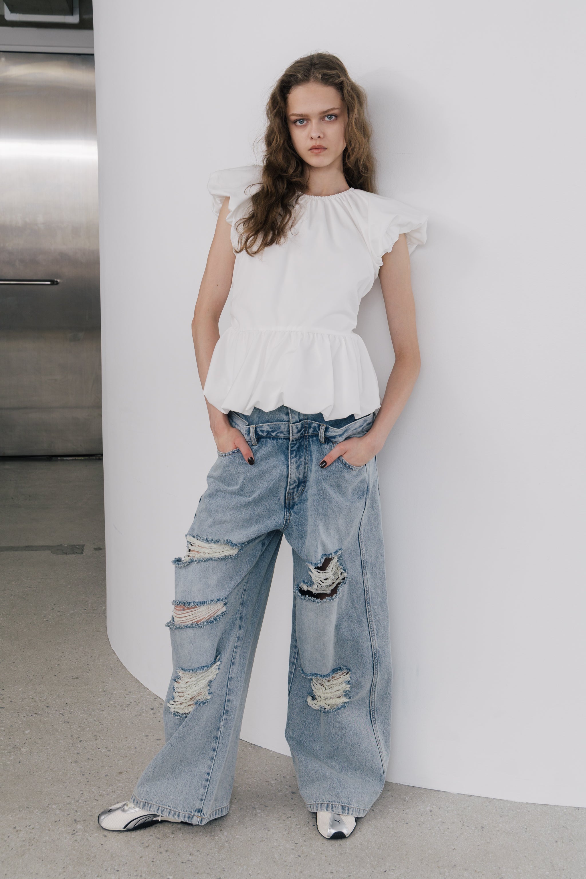 Lexington Double Belt Denim Pants – THE TOÉ