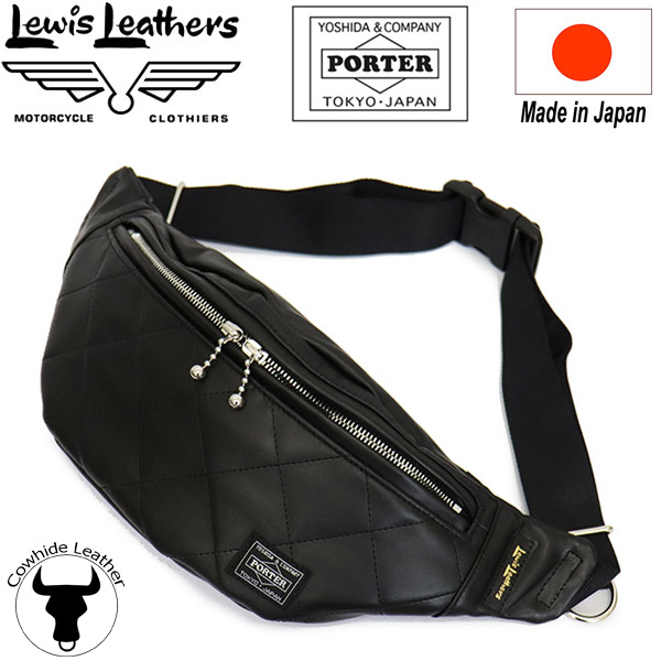 正規取扱店 Lewis Leathers (ルイスレザーズ) x PORTER WAIST BAG