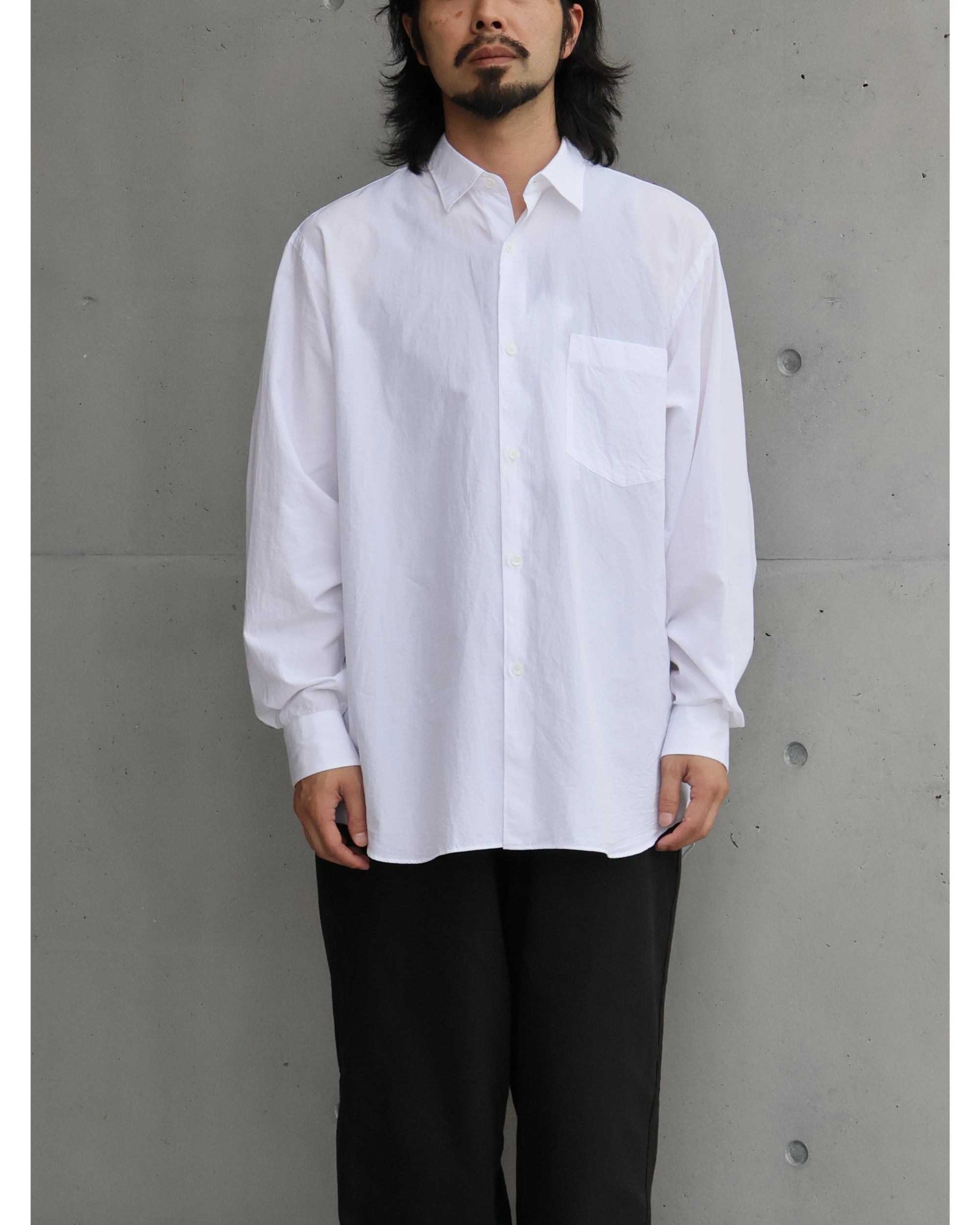 コモリ シャツ WHITE – TIME AFTER TIME