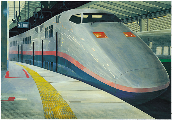 JR東日本 上越新幹線 25thポスター | ケッソクヒデキ |【東京