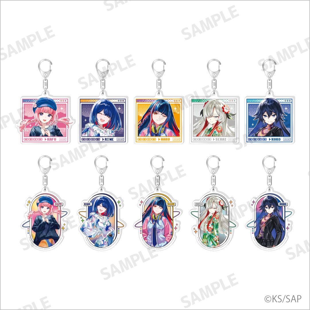 神椿市建設中。 トレーディングアクリルキーホルダー（等身/全10種