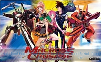 マクロスクルセイド新弾登場に合わせプレイマット3種発売！ | DuelPortal