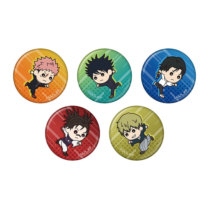 公式オンラインストア呪術廻戦 ミニ缶バッジ5個セット たすっこ 疾走