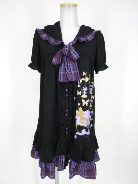 PUTUMAYO チェックフリル付きワンピースパーカー プトマヨ | 高価買取