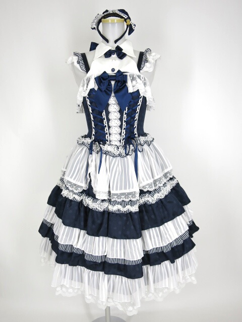 ALICE and the PIRATES カフェガールジャンパースカート＆カチューシャ