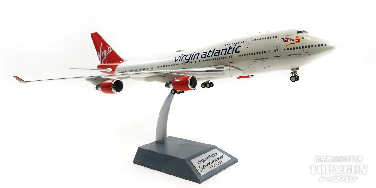 B-Models 747-400 ヴァージン・アトランティック航空 （スタンド付属