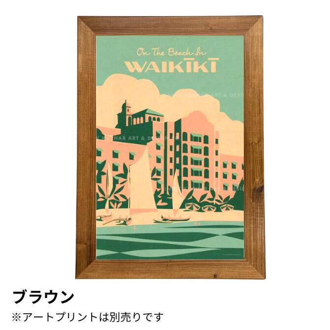 楽天市場】【ニックカッチャー】 ウッドフレーム 【ハワイトラベル